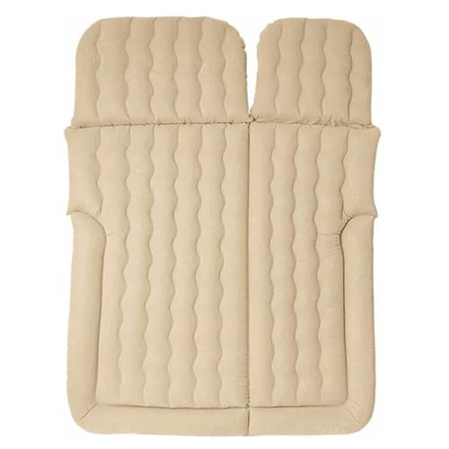 GEBBEM Car Air Mattress for Fiat Argo Hatchback 2017 2018 2019 2020 2021 2022 2023 2024 2025, Portable Car Mattress Inflatable Bed Foldable with Pillow Camping Travel Car Accessories,Beige