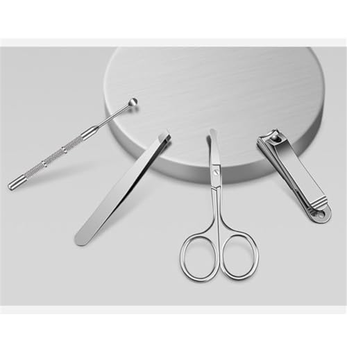 Boîte à outils de manucure esthétique et set coupe-ongles robuste - 6