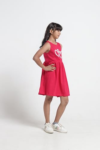Image of T2F Girls Cotton Knee-Length Casual Dress(Pack of 3)