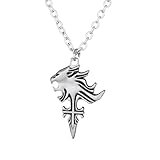 HIETAERIWE New 2026 Unisex Viii Necklace Sleeping Lion Heart Griever Squall Leonhart Head Necklaces Pendants Fashion Game Jewelry Findings Trendy Accessories Creative Gift For Women And Men