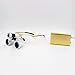 Magnifying Glass 3.5X2.5 Magnifier Dental Glasses Dental Loupes Binocular Medical Surgical Loupes 320Mm420mm (Gold 3.5)