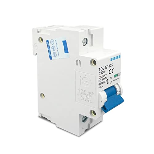 Interrupteur principal DC MCB 250V disjoncteur 100A à coupure rapide