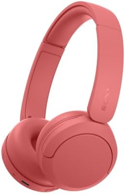 Sony WH-CH530 Kabellose Bluetooth Kopfhörer - Korall Exklusiv bei Amazon | Leicht, 10-Band-EQ, 360 Reality Audio, AI Clear Calls, bis zu 55 Std. Akku, Schnellladefunktion, Wireless