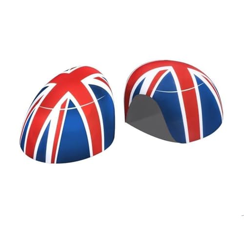 Ԃ̃obN~[Lbv̌ For Mini For Cooper For One S JCW F56 F55 Door Rear View Mirror Covers Stickers Car-styling Decoration(1 Right r