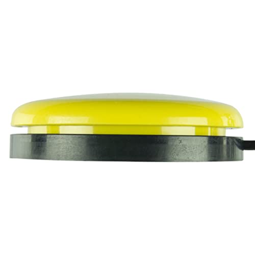 Image of AbleNet Buddy Button Switch Yellow - Assistive Technology Interactive Switch for Communication and Accessible Play - Product# 57500