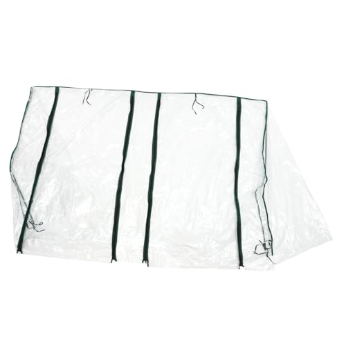 Sosoport Mini Greenhouse Cover with Zipper Door PVC Indoor Greenhouse Kit for Patio Lawn Garden Lightweight Protective Cover for Plants Flowers