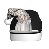 tour de pise angle hauteur Améliorez votre esprit de vacances avec ce chapeau de Père Noël imprimé WHJDPP de qualité supérieure, fabriqué à partir de tissu peluche 100 % polyester qui maintient des couleurs vives année après année, ce qui en fait l'accessoire décoratif parfait pour les fêtes de Noël et un incontournable pour tous ceux qui veulent se démarquer lors des fêtes de vacances.