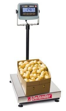 Balanzas de plataforma, Ohaus Defender 3000 D31P150BX estándar hasta 150 kg - 20 g exactamente 650x500mm no verificables