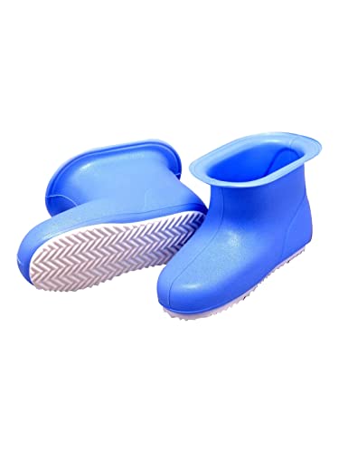 ミツギロン バスブーツ 26cm ブルー 日本製 足首まで入る 深型タイプ すべりにくい バススリッパ バスシューズ カレンナブーツ BT-11 1足入