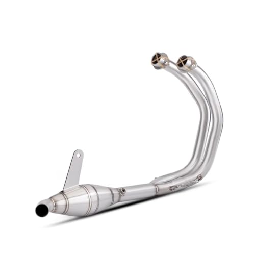 Tuyau liaison d'échappement en acier inoxydable pour silencieux R3 R25 MT03
