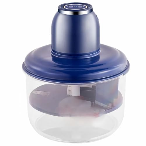 Picadora de cocina portátil, procesador de alimentos compacto alimentado por USB para preparación rápida de comidas, ideal para batidos y salsas, diseño fácil de limpiar