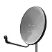 Produktbild ARLI HD Digital Sat Anlage 60 cm Spiegel Antenne dunkelgrau Schüssel 4K UHD Satellitenschüssel schüssel Spiegel anthrazit