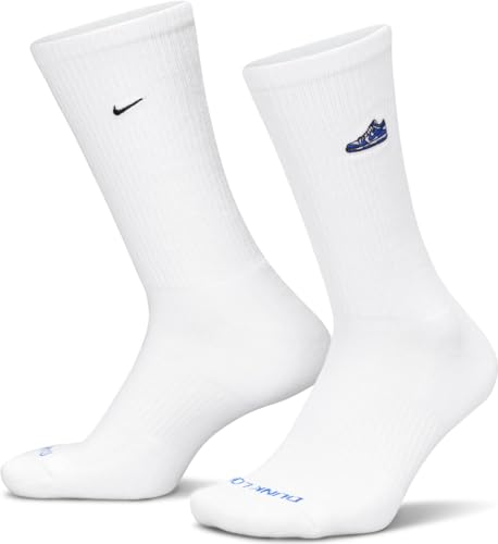 Nike Unisex Everyday Plus Cushioned Crew Socks L White4