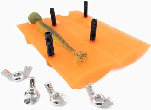 Soft Plastic Lure Molds – One Cavity 4” Easy Shiner– Heat-Resistant – Works with Plastisol