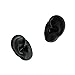 YZDKJDZ Modèle d'oreille en Silicone Noir Flexible Imitation Souple Réelle Simulation Artificielle, pour La Formation Pratique De Perçage, Accessoires D'affichage D'écouteurs De Boucles d'oreilles