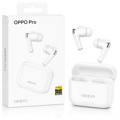 Image of Oppo Pro True Wireless Earbuds with Charging Case, Bluetooth 5.3