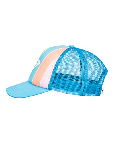 Roxy Girls' Sweet Emotions Trucker Hat, Bachelor Button Rainbow Rays 232, One Size #TOP4