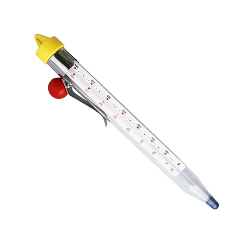 CIYODO 1Pc Candy Syrup Thermometer for Cooking and Baking Food Thermometer for Sugar and Confectionery Assorted Color for Kitchen Use