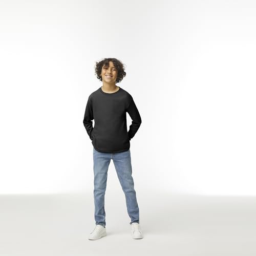 Gildan Youth Ultra Cotton Long Sleeve T-Shirt, Style G2400B, 2-Pack - image 3