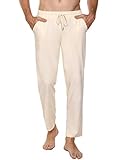 pantalon lino blanco hombre el corte ingles 【Ocasión】: los pantalones deportivos son perfectos para yoga, fiestas y actividades al aire libre, etc. También es muy adecuado para usar como pantalones de pijama diarios, pantalones de interior y pantalones casuales.