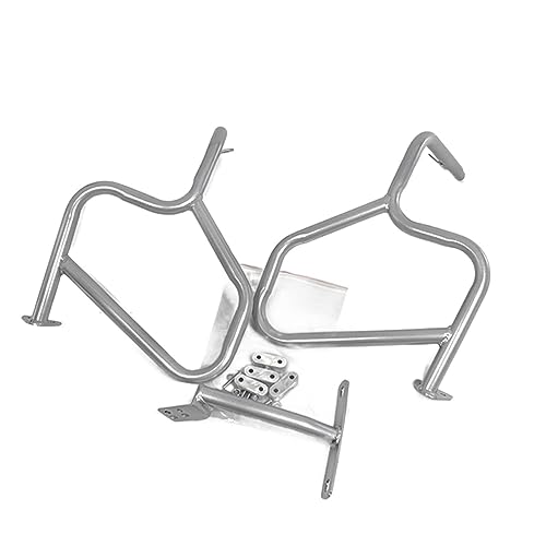 Protection moteur BMW R1200 GS pare-chocs haut de gamme en acier argenté