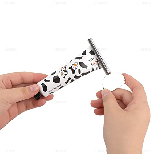 Presse-tubes en acier inoxydable argenté, l'accessoire de soin durable et élégant - 5