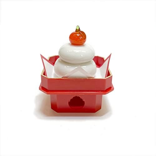 干支ガラス飾り三宝鏡餅 迎春飾り 正月飾り 縁起物 驚きの値段で