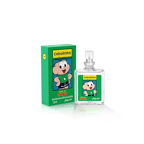 Colônia desodorante masculino teen Cebolinha Turma da Mônica 25ml em spray Jequiti
