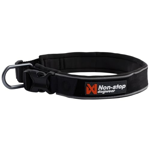 Non-stop dogwear ROAM Collar | solides, gepolstertes Halsband für Jede Aktivität, Größe:M