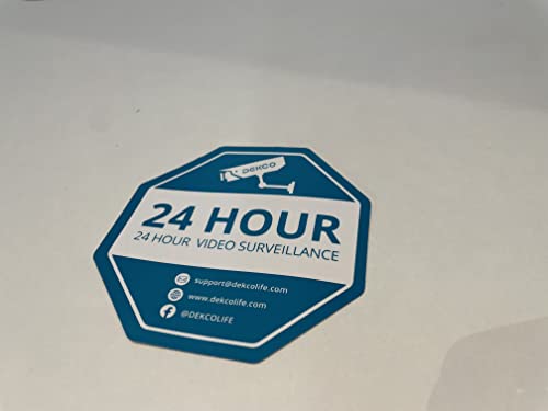 Panneau de vidéosurveillance, autocollant d'avertissement pour caméras de sécurité Cover