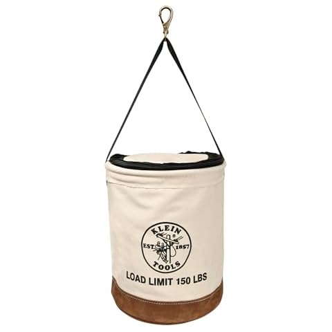 Klein Tools 5104CLR17 Heavy Duty Canvas Bucket Cover