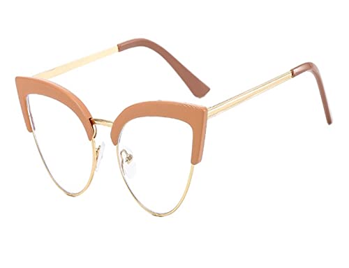 Lunettes œil de chat transparentes d'une élégance optique supérieure pour femme