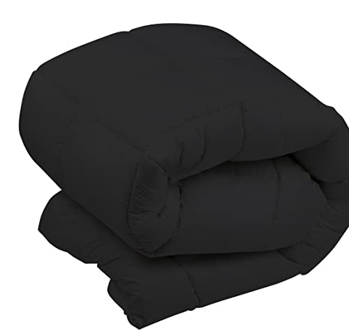 Image of ACHIR 500 GSM Super Soft Microfiber Mattress Topper /Padding for Soft and Comfortable Sleep - Black, (Queen XL, 66 inchx75 inchinch, 5.5ft x 6.25ft)