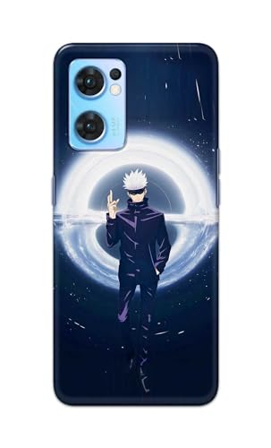 Image of Printed Hard Back Cover for Oppo Reno7 5G | Oppo Reno 7 5G Back Cover (Popular Anime Character -J2) -190724(EA)