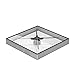 Fan hologramu Holograficz holograficzny 3D Obracający nagie oko stereo Fajny hologram wentylatory (Size : Gray)