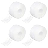 Tbintul 4 Rotoli Nastro Sigillante Impermeabile,Trasparente Sigillante Autoadesivo Nastro per Bagno Doccia Cucina Lavello(3.2m*3.8cm)