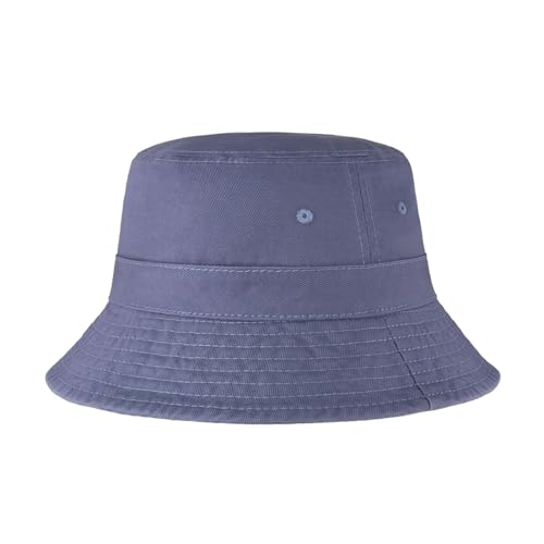 Image of Hot Summer Bucket Hat Trendy Cotton Sun Cap for Beach Golf Fishing | Breathable cotton, fun outdoor vacation style, packable boonie design for men and women