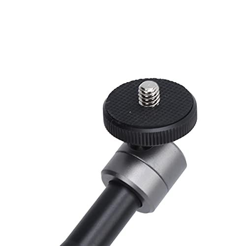 Image of Magic Arm 360 Degree Rotation Articulating Adjustable Friction Power Aluminum Alloy Magic Arm for Filming Tools Video Photography Equipment Black 5 Inches