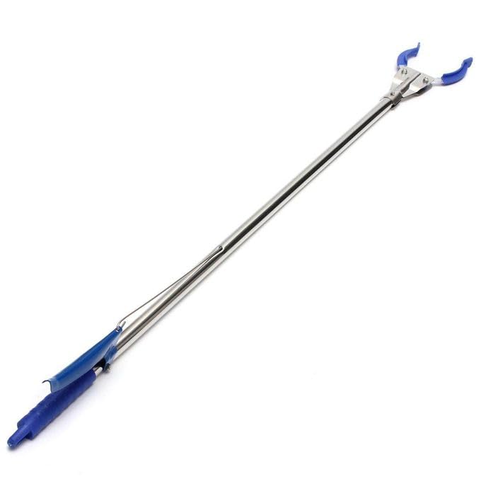 IMUU Long Handle Heavy Duty Trash Grabber Pickup Stick, 36 Garbage Grabber Tool, Lightweight Extra Long Handy Trash Hand Claw Grabber, Aluminum Material Trash Grabber for Claw Grabber (Blue) (B0CXTL1Z57) Amazon Price History, Amazon Price Tracker