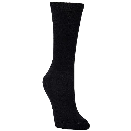 KIRKLAND Signature Women Extra-Fine Merino Wool Blend Crew Sock, 4-pair4
