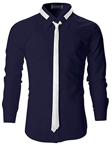 Image of Zombom Men's Regular Fit Casual Shirts