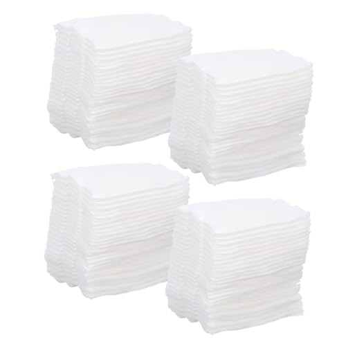 UKCOCO 220 piezas Discos Desmaquillantes de Algodón Unidades con Bolsa Almohadillas Faciales Dobles Gruesas y Suaves para Maquillaje y Cuidado Diario