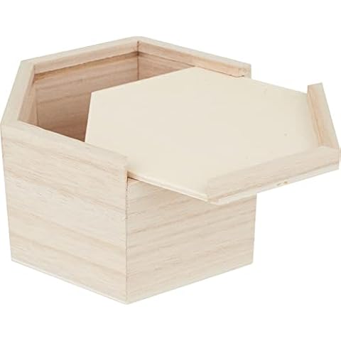 Coffret en bois VBS hexagonal Cover