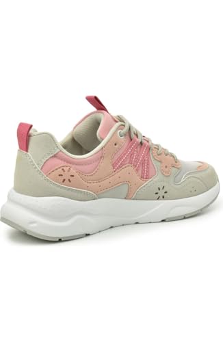 Nicole Miller Women's Sneakers Flown Women's Lace Up Fashion Sneakers - Lightweight, Trendy, and Comfortable Shoes for Active Lifestyles, Everyday Wear, and Modern Casual Outfit2