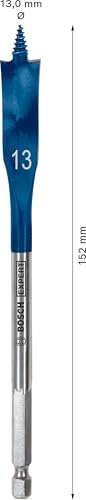 Bosch 1x EXPERT Self Cut Speed Flachfräsbohrer (für Weichholz, Spanplatte, Ø 13,00 mm, Professional Zubehör Bohrmaschine/Schrauber) – Ansicht 3