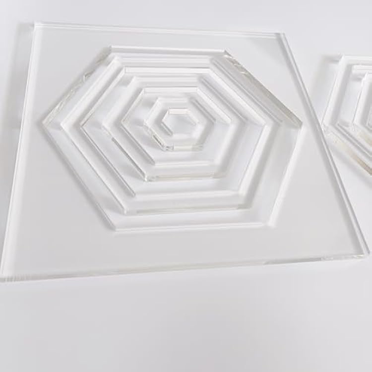 Multi Hexagon Router Templates, Clear Acrylic Philippines | Ubuy