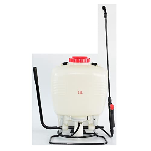 Sprayers Sprayers Effortless Backpack Sprayer - with High Grade Seals & O-Ring, Nozzle 15 Litre Pump Action Pressure Sprayer, White Manual Knapsack Sprayer