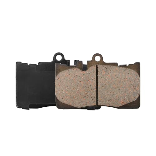 Image of Detroit Axle - Front Ceramic Brake Pads with Hardware Set Replacement for 2001 2002 2003 2004 2005 2006 LEXUS LS430