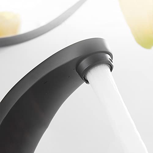 Robinet de capteur de salle de bain sans contact noir : fini le gaspillage d'eau froide - 7