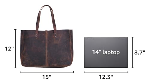 Image of KomalC Leather Tote Bag for Women Purse Satchel Travel Bag shopping Carry Messenger Multipurpose Handbag